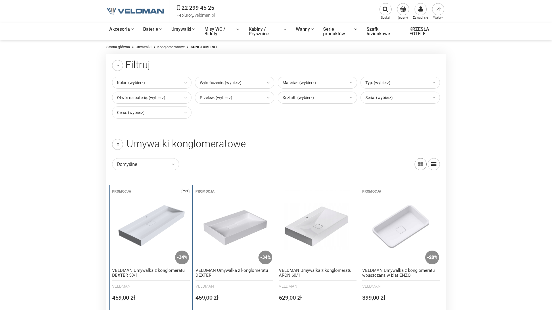Umywalki konglomeratowe – nowoczesny wybór do funkcjonalnej łazienki