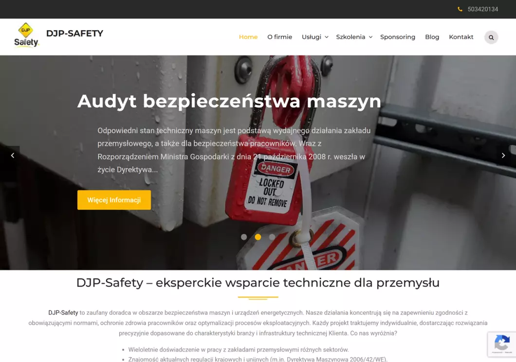 Zrzut ekranu strony