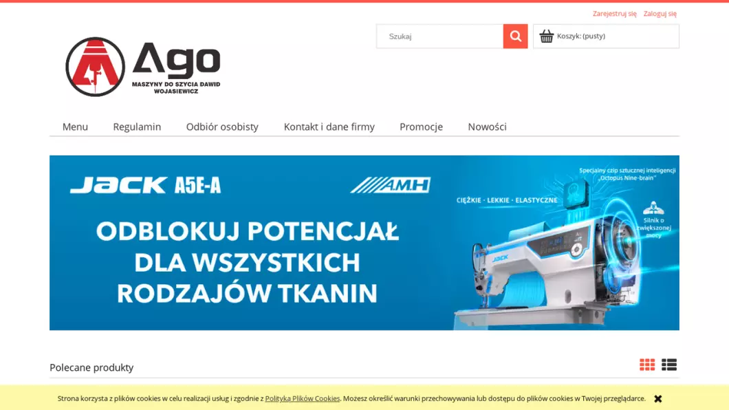 Zrzut ekranu strony