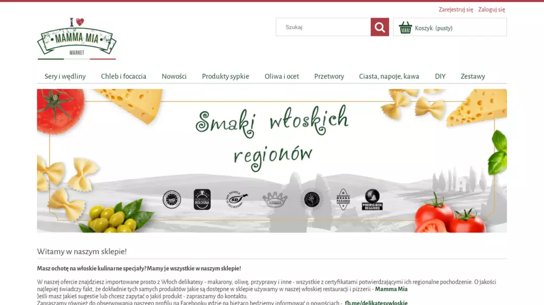 Zrzut ekranu strony