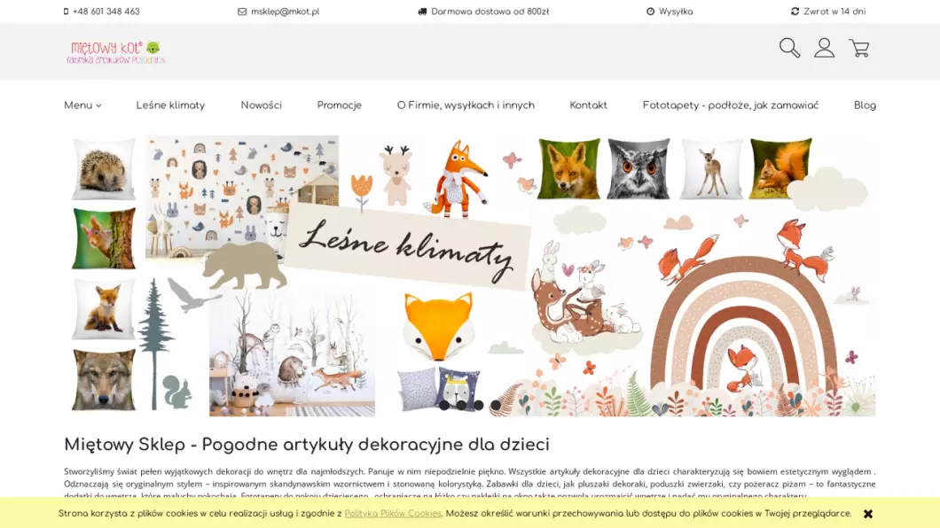 Zrzut ekranu strony