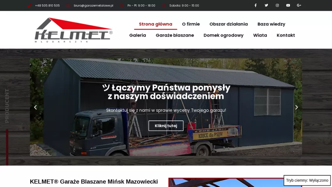 Zrzut ekranu strony